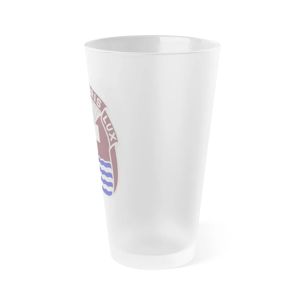 3344 US Hospital (U.S. Army) Frosted Pint Glass 16oz-Go Mug Yourself