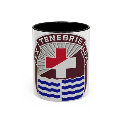 3344 US Hospital (U.S. Army) Accent Coffee Mug 11oz Black - Go Mug Yourself
