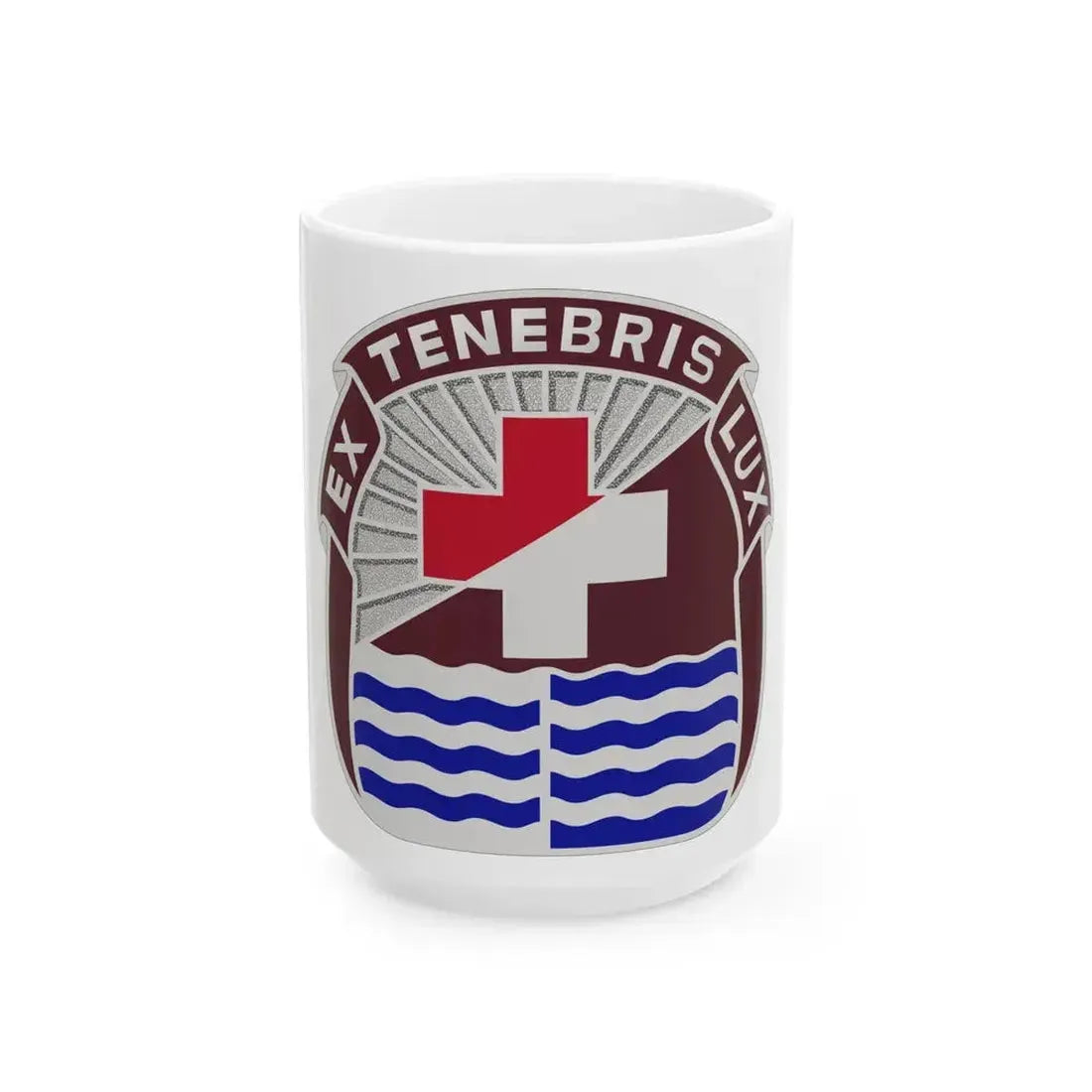 3344 US Hospital (U.S. Army) White Coffee Mug 15oz - Go Mug Yourself