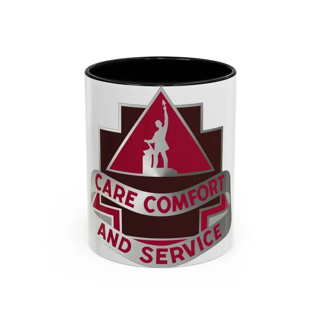3345 US Hospital (U.S. Army) Accent Coffee Mug 11oz Black - Go Mug Yourself
