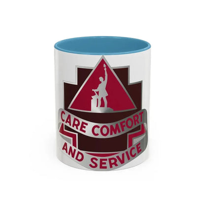 3345 US Hospital (U.S. Army) Accent Coffee Mug 11oz Light Blue - Go Mug Yourself