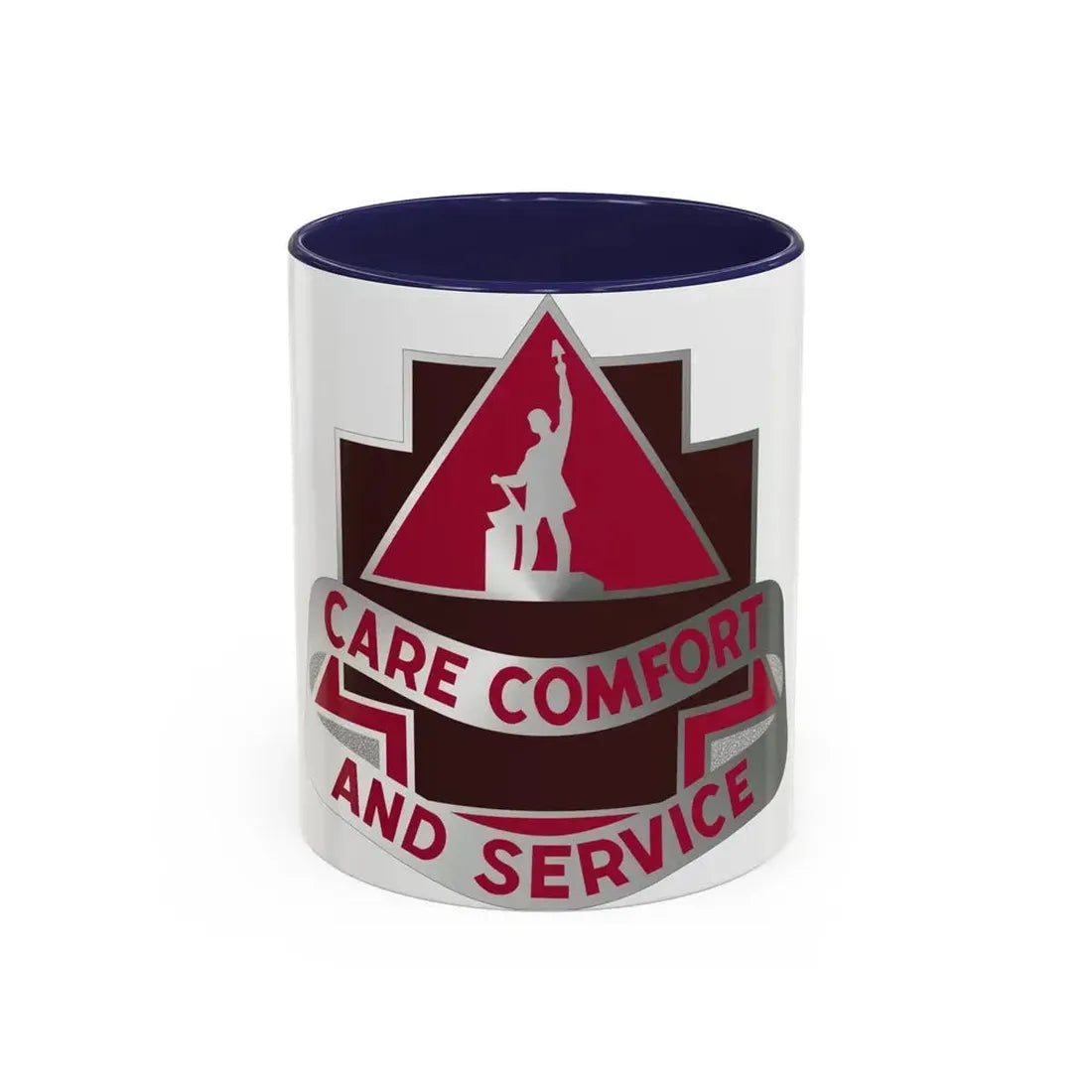 3345 US Hospital (U.S. Army) Accent Coffee Mug 11oz Navy - Go Mug Yourself