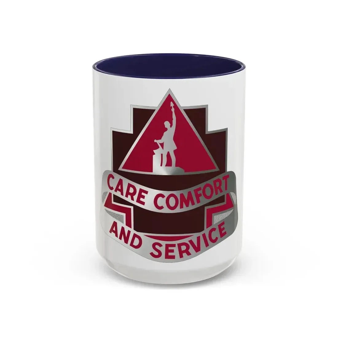 3345 US Hospital (U.S. Army) Accent Coffee Mug 15oz Navy - Go Mug Yourself
