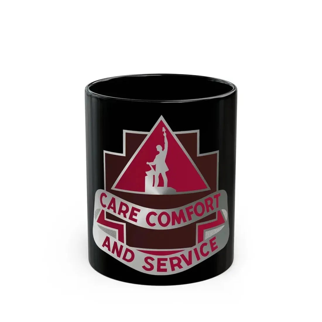 3345 US Hospital (U.S. Army) Black Coffee Mug 11oz - Go Mug Yourself