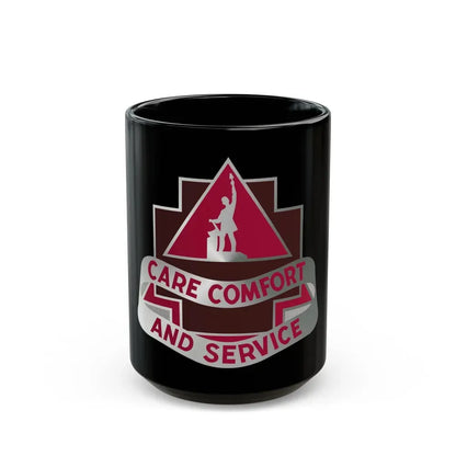 3345 US Hospital (U.S. Army) Black Coffee Mug 15oz - Go Mug Yourself