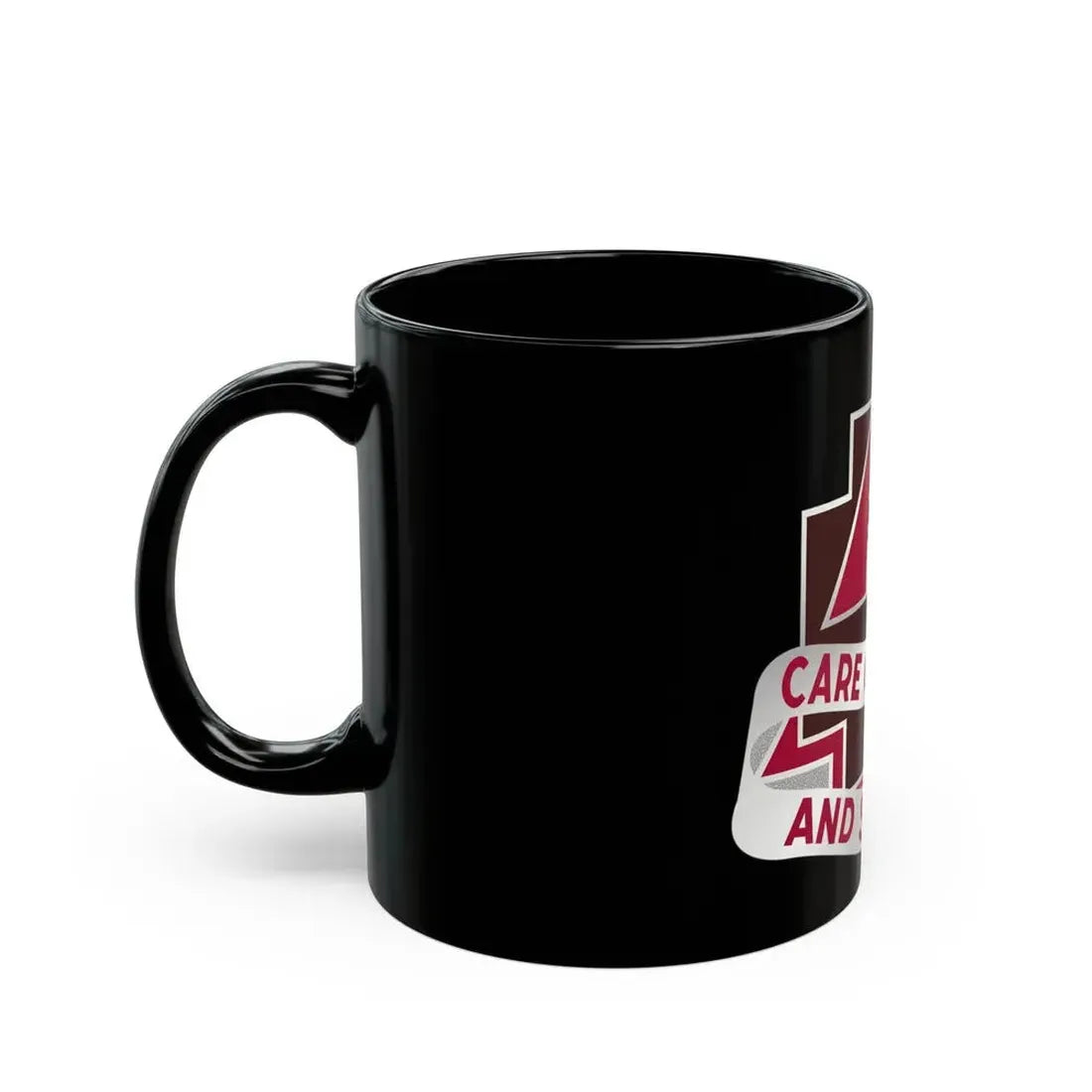 3345 US Hospital (U.S. Army) Black Coffee Mug - Go Mug Yourself