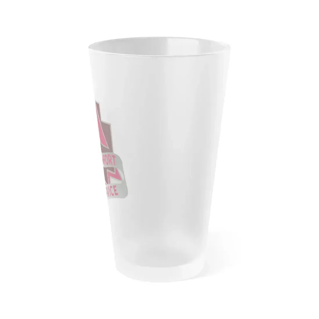 3345 US Hospital (U.S. Army) Frosted Pint Glass 16oz - Go Mug Yourself
