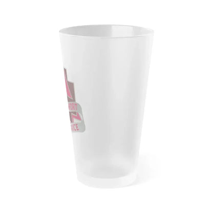 3345 US Hospital (U.S. Army) Frosted Pint Glass 16oz - Go Mug Yourself