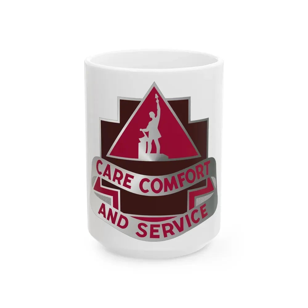 3345 US Hospital (U.S. Army) White Coffee Mug 15oz - Go Mug Yourself