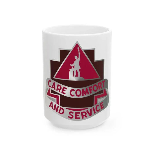 3345 US Hospital (U.S. Army) White Coffee Mug 15oz - Go Mug Yourself