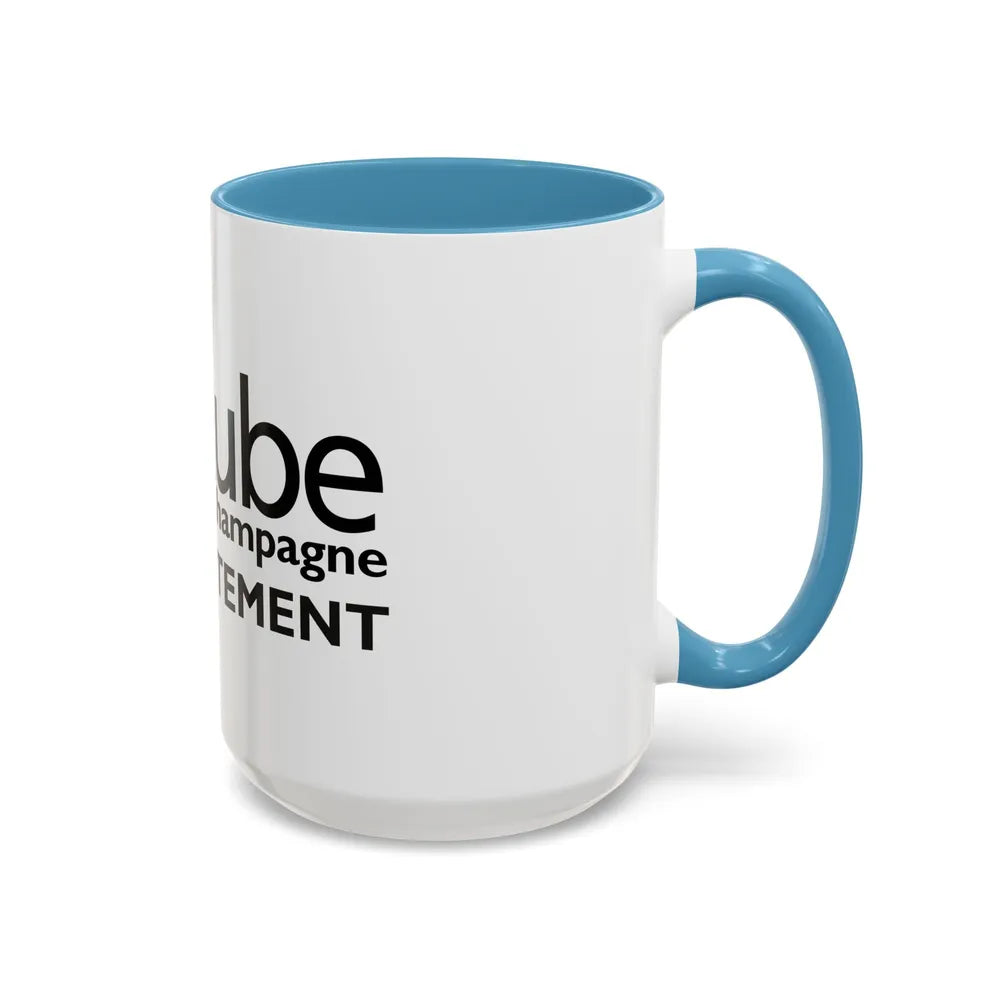 Flag of Aube France - Accent Coffee Mug-Go Mug Yourself