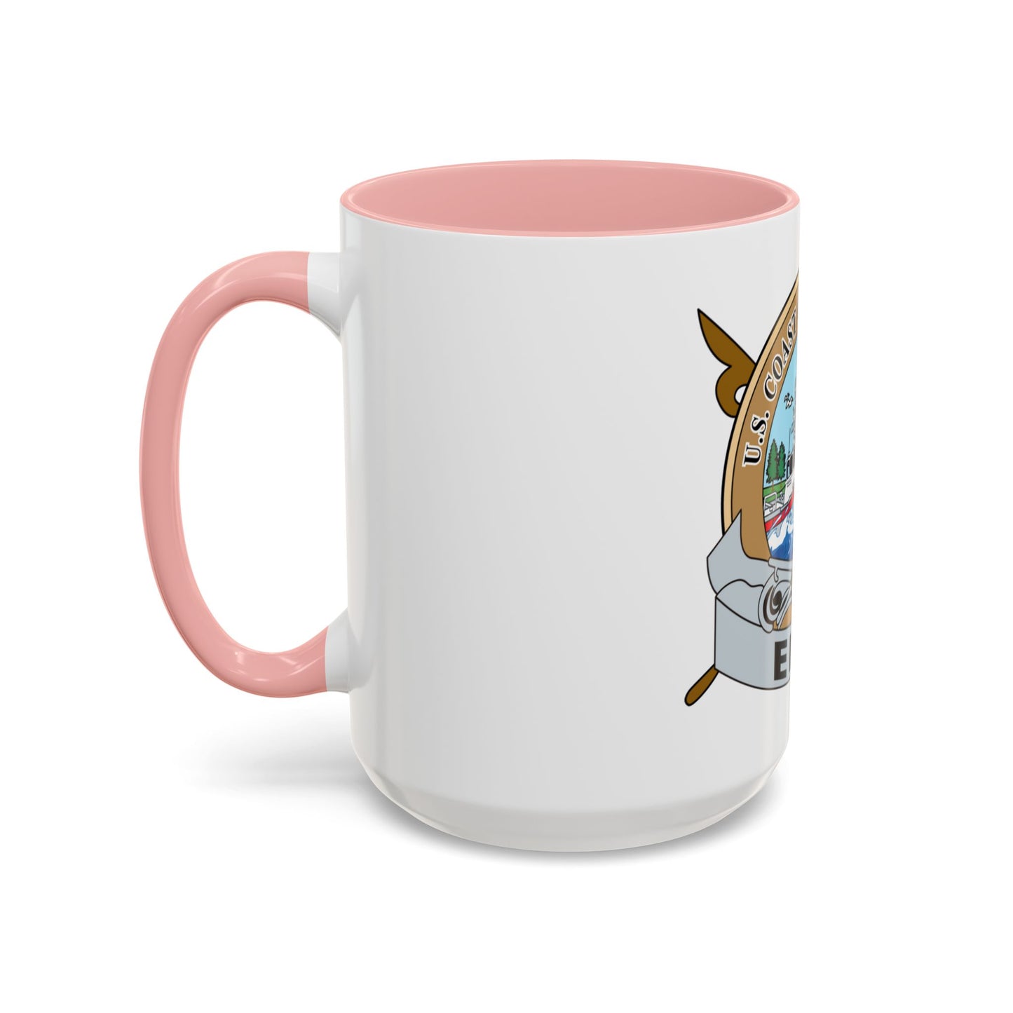USCG Station Erie (U.S. Coast Guard) Accent Coffee Mug