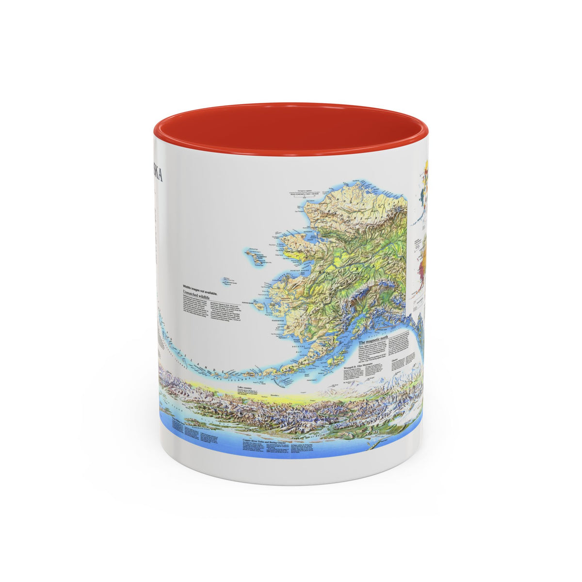 Alaska 2 (1994) (Map) Accent Coffee Mug