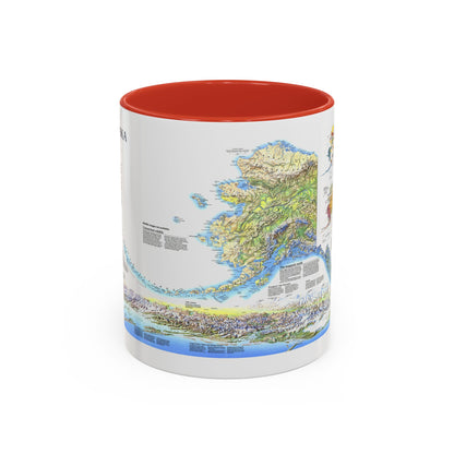 Alaska 2 (1994) (Map) Accent Coffee Mug