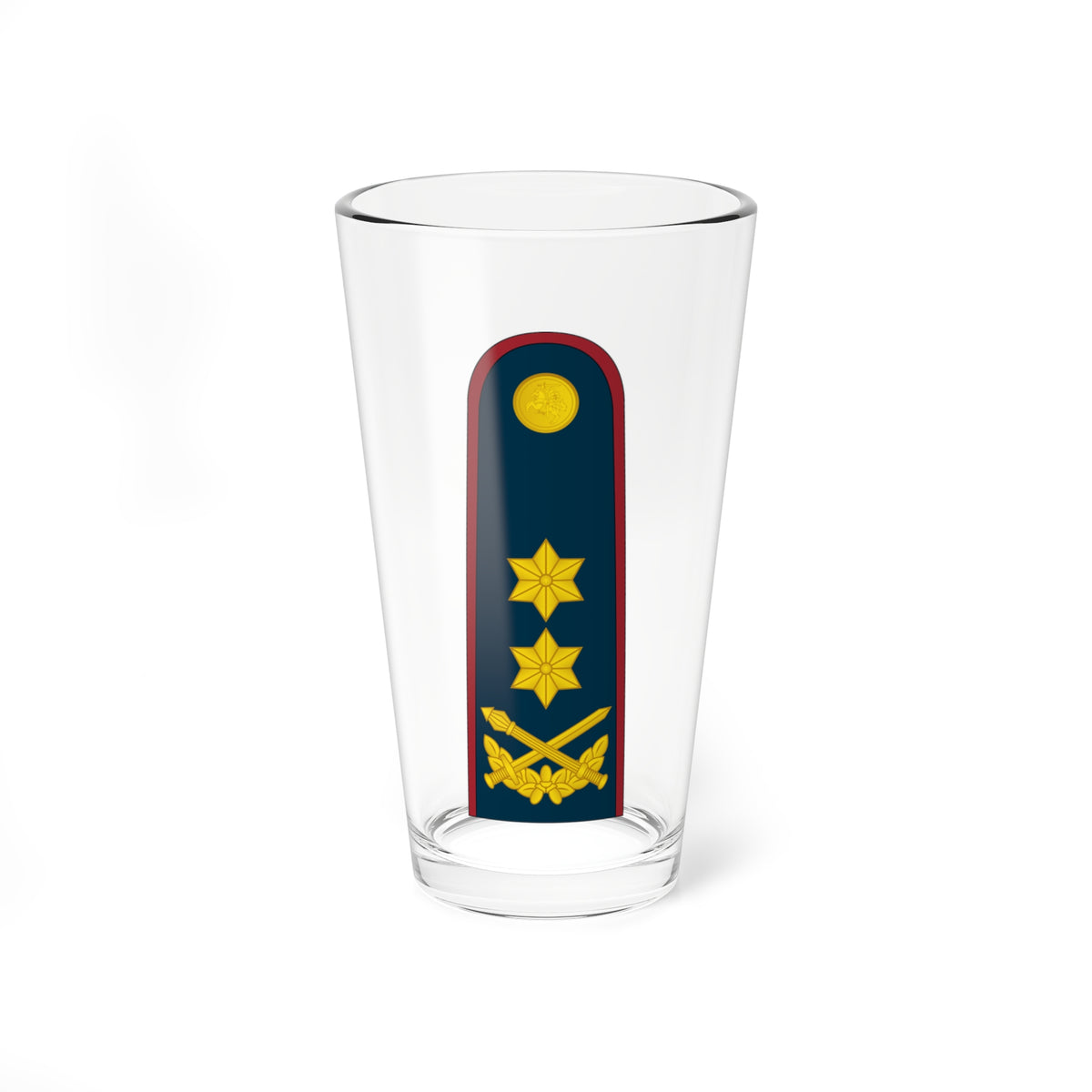 20 Lithuania Air Force MG (Lithuania) (Military Rank) Pint Glass 16oz