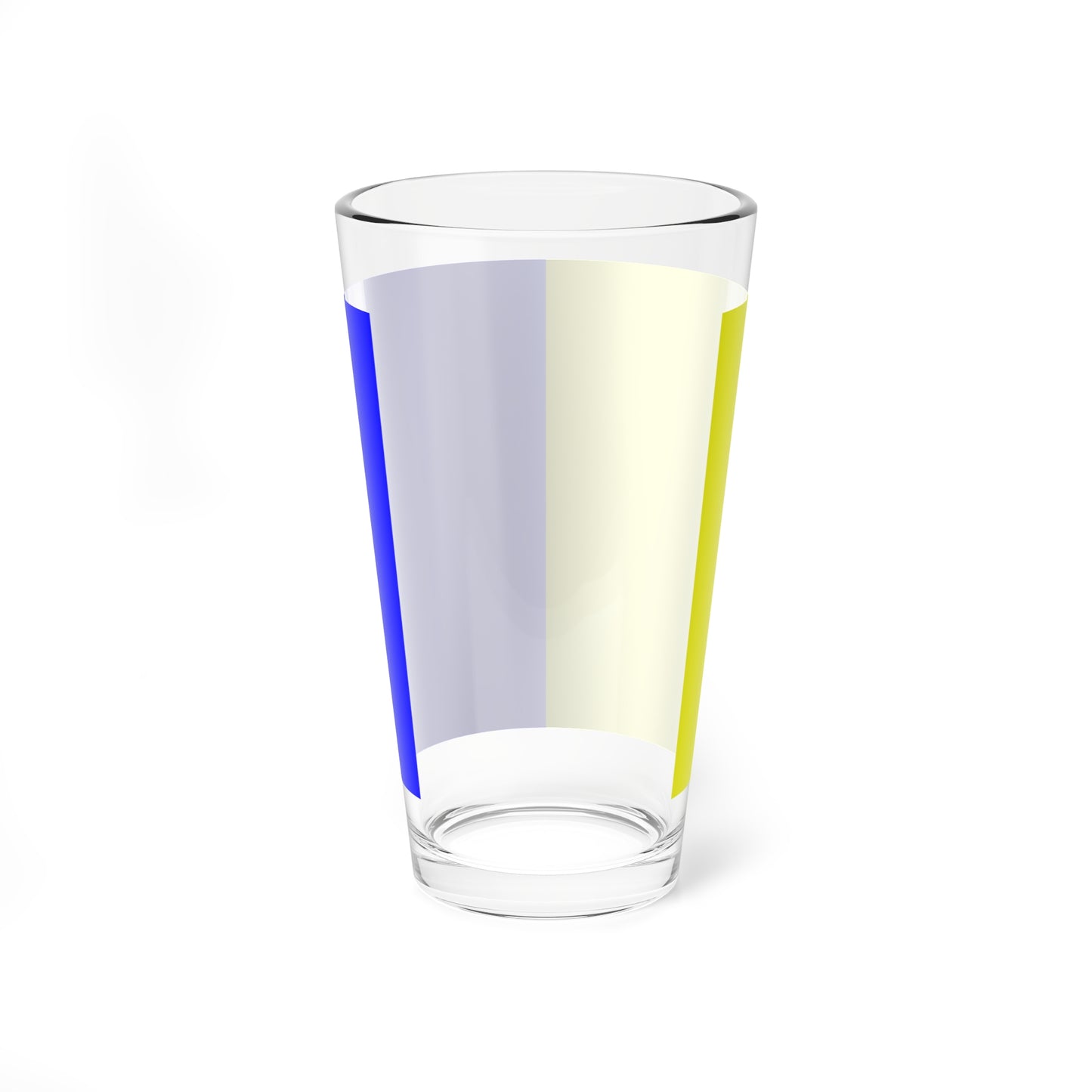 Flag of Lens Pas-de-Calais (France) Pint Glass 16oz