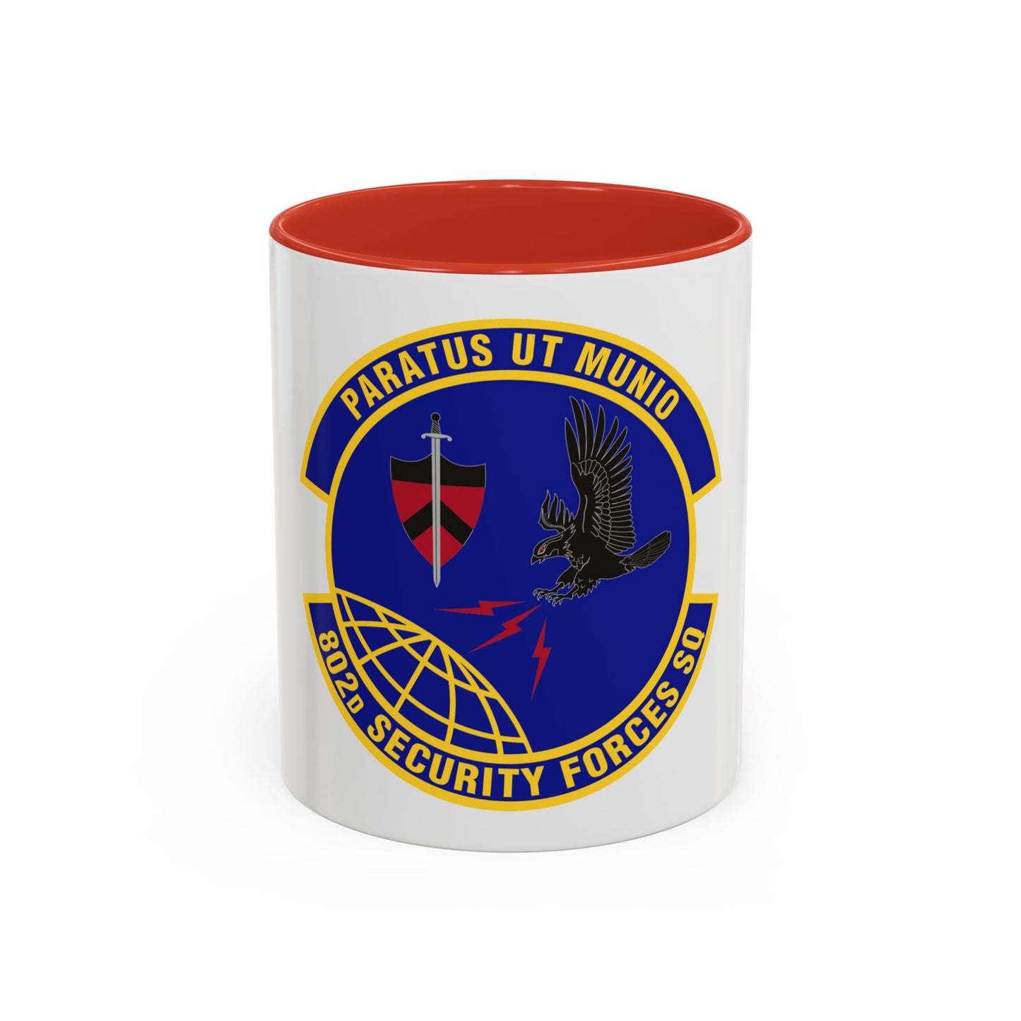 802d Security Forces Squadron (U.S. Air Force) Accent Coffee Mug
