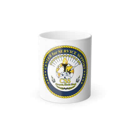 Center for Service Support Newport RI (U.S. Navy) Color Changing Mug 11oz
