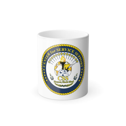 Center for Service Support Newport RI (U.S. Navy) Color Changing Mug 11oz