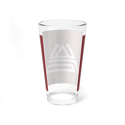 Flag of Iwase Ibaraki 1955-2005 no text (Japan) Pint Glass 16oz