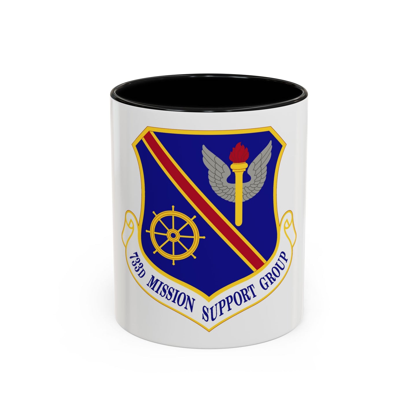 733d Mission Support Group (U.S. Air Force) Accent Coffee Mug