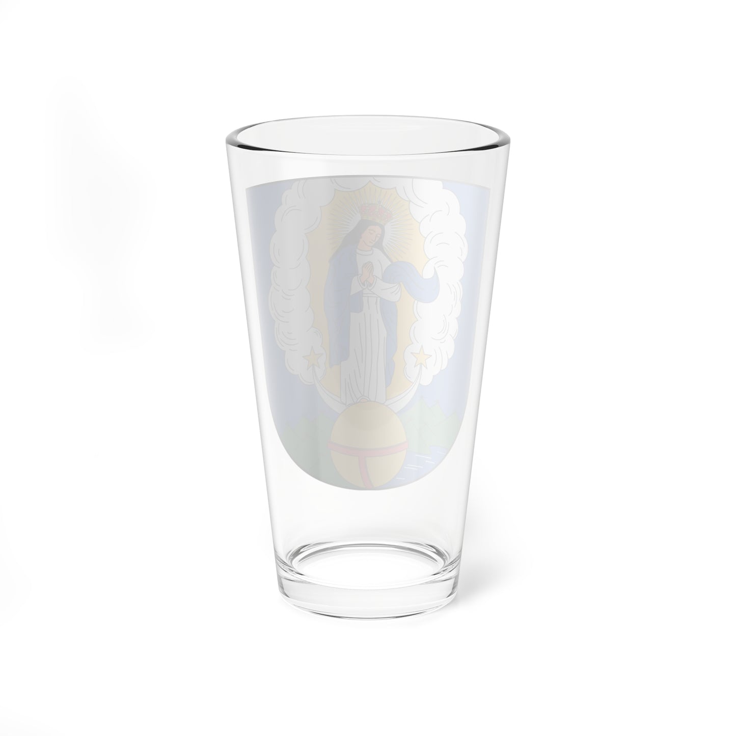 Segundo escudo de Santa Marta (Colombia) (Coat of Arms) Pint Glass 16oz