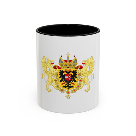 Ornamented Coat of Arms of Maximilian II, Holy Roman Emperor - Accent Coffee Mug
