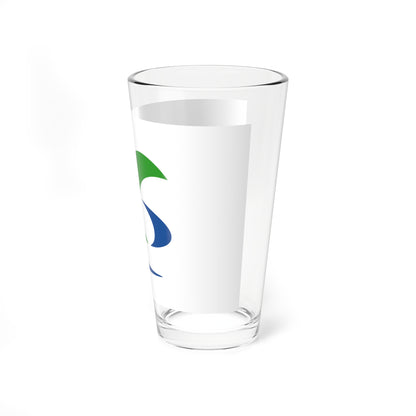Flag of Higashiomi Shiga (Japan) Pint Glass 16oz