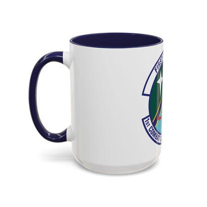 1st Combat Communications Squadron (U.S. Air Force) Accent Coffee Mug