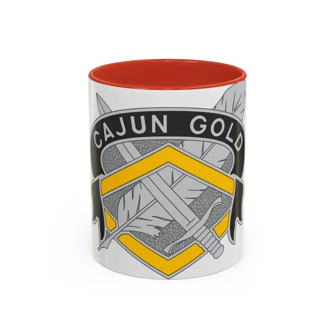 336 Finance Center 2 (U.S. Army) Accent Coffee Mug 11oz Red - Go Mug Yourself