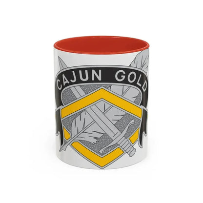 336 Finance Center 2 (U.S. Army) Accent Coffee Mug 11oz Red - Go Mug Yourself