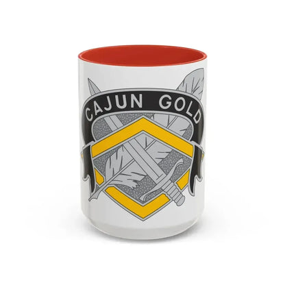 336 Finance Center 2 (U.S. Army) Accent Coffee Mug 15oz Red - Go Mug Yourself