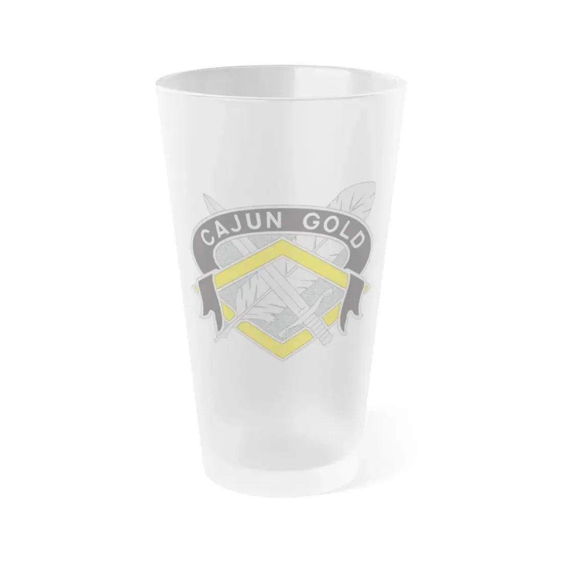 336 Finance Center 2 (U.S. Army) Frosted Pint Glass 16oz Default Title - Go Mug Yourself