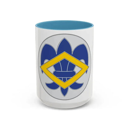 336 Finance Center 3 (U.S. Army) Accent Coffee Mug 15oz Light Blue - Go Mug Yourself