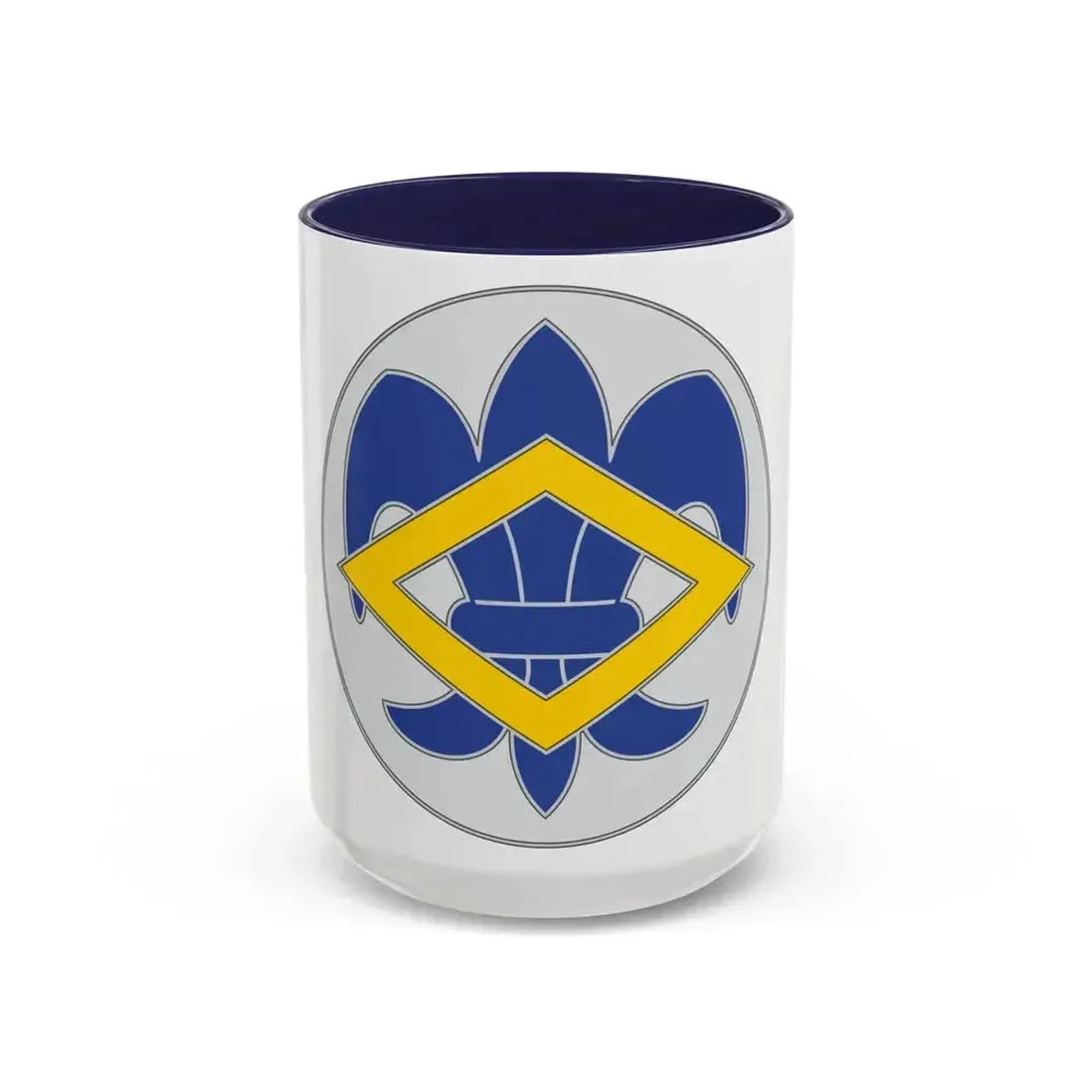 336 Finance Center 3 (U.S. Army) Accent Coffee Mug 15oz Navy - Go Mug Yourself