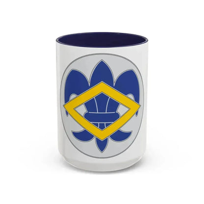 336 Finance Center 3 (U.S. Army) Accent Coffee Mug 15oz Navy - Go Mug Yourself