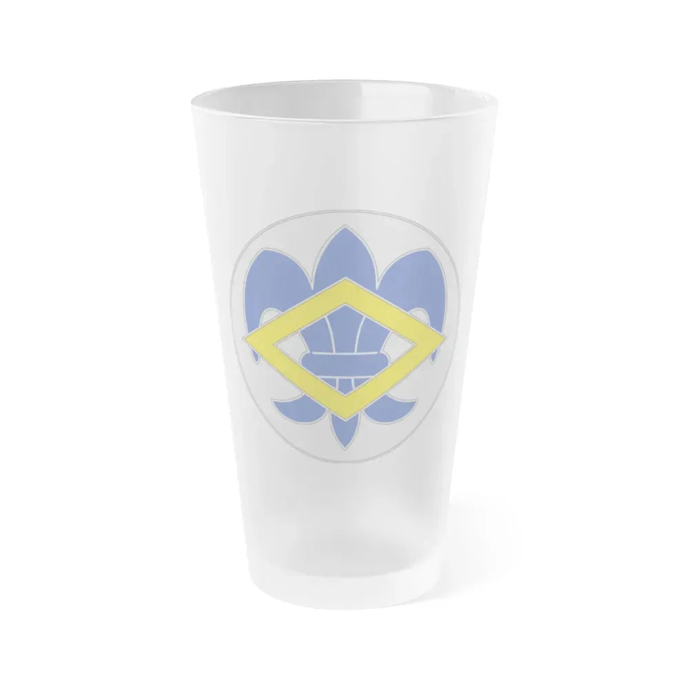 336 Finance Center 3 (U.S. Army) Frosted Pint Glass 16oz Default Title - Go Mug Yourself