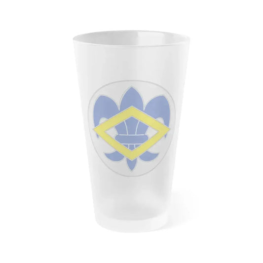 336 Finance Center 3 (U.S. Army) Frosted Pint Glass 16oz Default Title - Go Mug Yourself