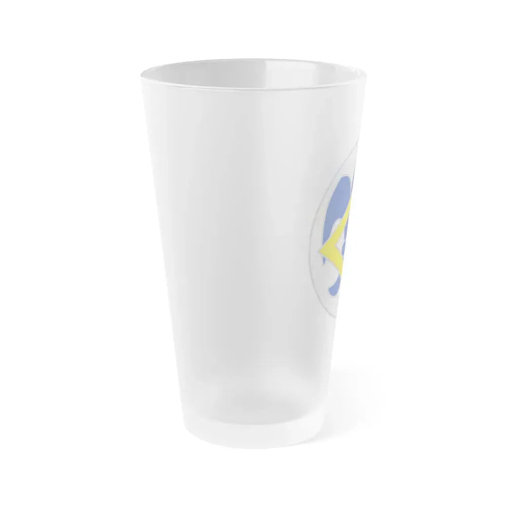 336 Finance Center 3 (U.S. Army) Frosted Pint Glass 16oz - Go Mug Yourself