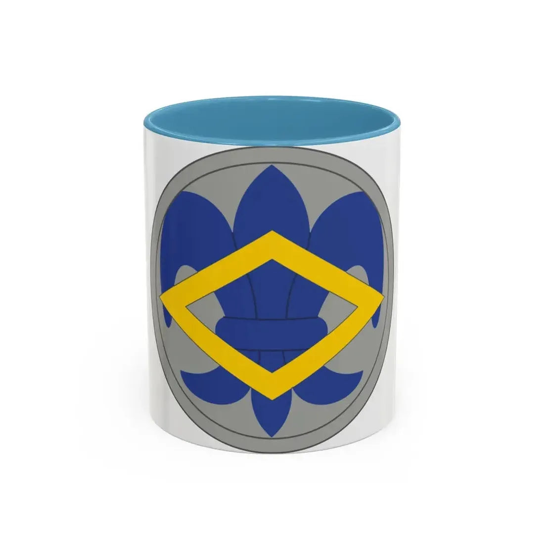 336 Finance Center (U.S. Army) Accent Coffee Mug 11oz Light Blue - Go Mug Yourself