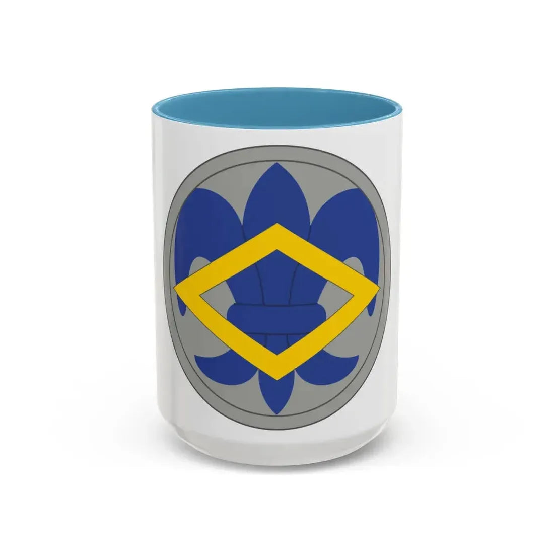 336 Finance Center (U.S. Army) Accent Coffee Mug 15oz Light Blue - Go Mug Yourself