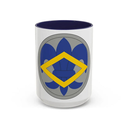336 Finance Center (U.S. Army) Accent Coffee Mug 15oz Navy - Go Mug Yourself
