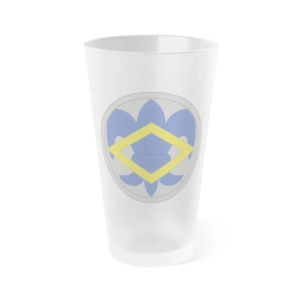 336 Finance Center (U.S. Army) Frosted Pint Glass 16oz Default Title - Go Mug Yourself