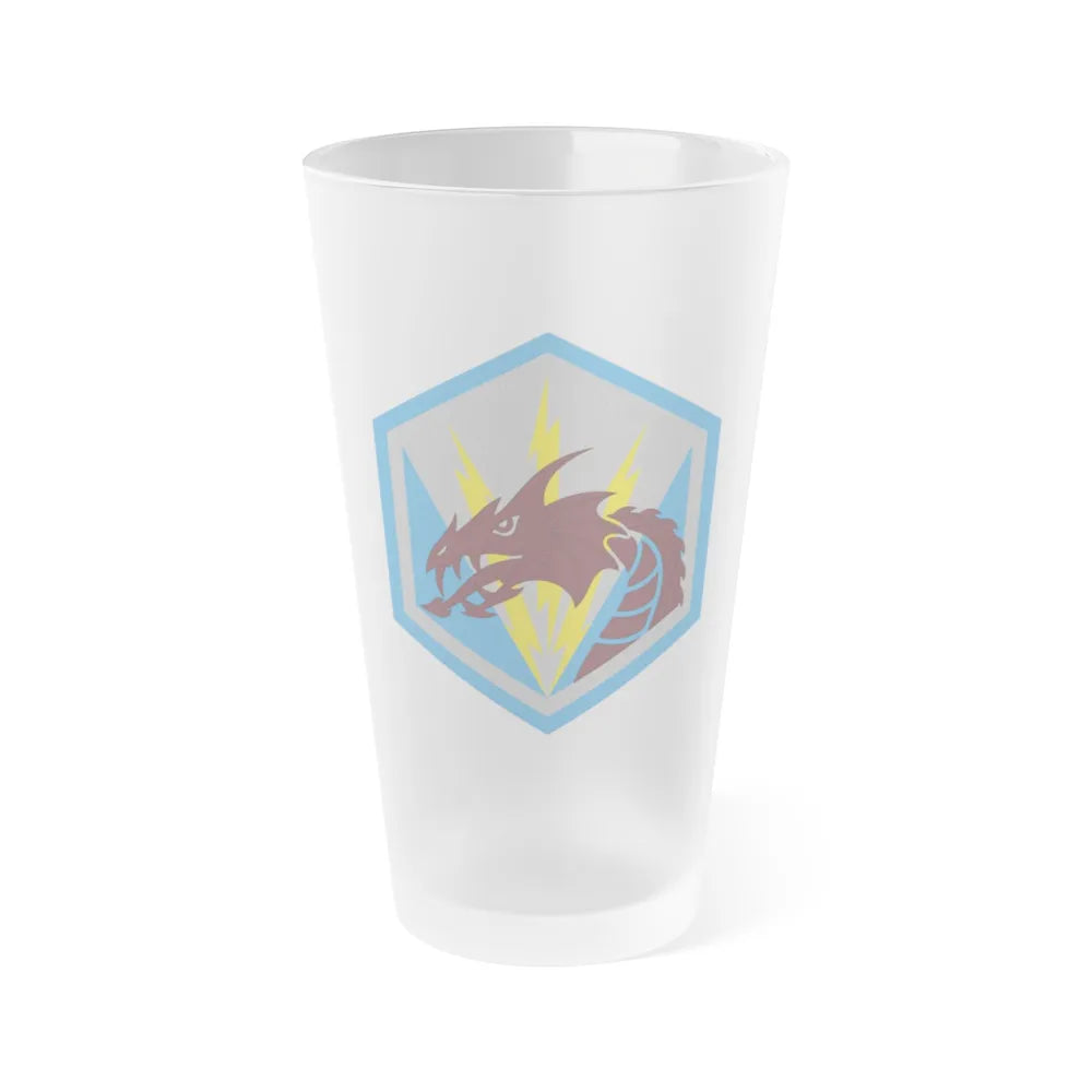 336 Military Intelligence Brigade (U.S. Army) Frosted Pint Glass 16oz-Go Mug Yourself