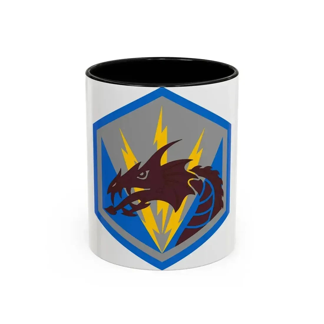 336 Military Intelligence Brigade (U.S. Army) Accent Coffee Mug 11oz Black - Go Mug Yourself