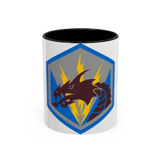 336 Military Intelligence Brigade (U.S. Army) Accent Coffee Mug 11oz Black - Go Mug Yourself