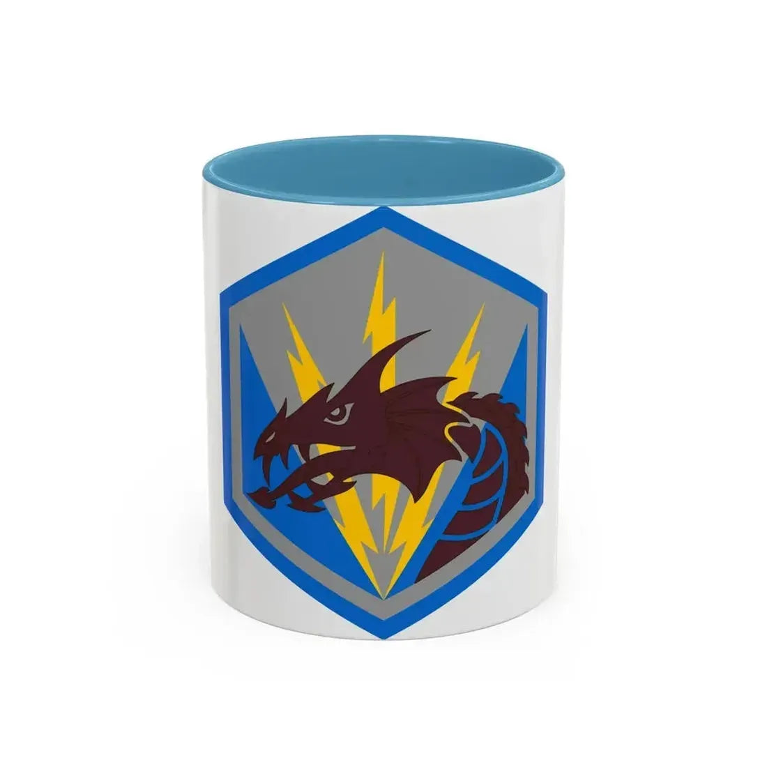 336 Military Intelligence Brigade (U.S. Army) Accent Coffee Mug 11oz Light Blue - Go Mug Yourself