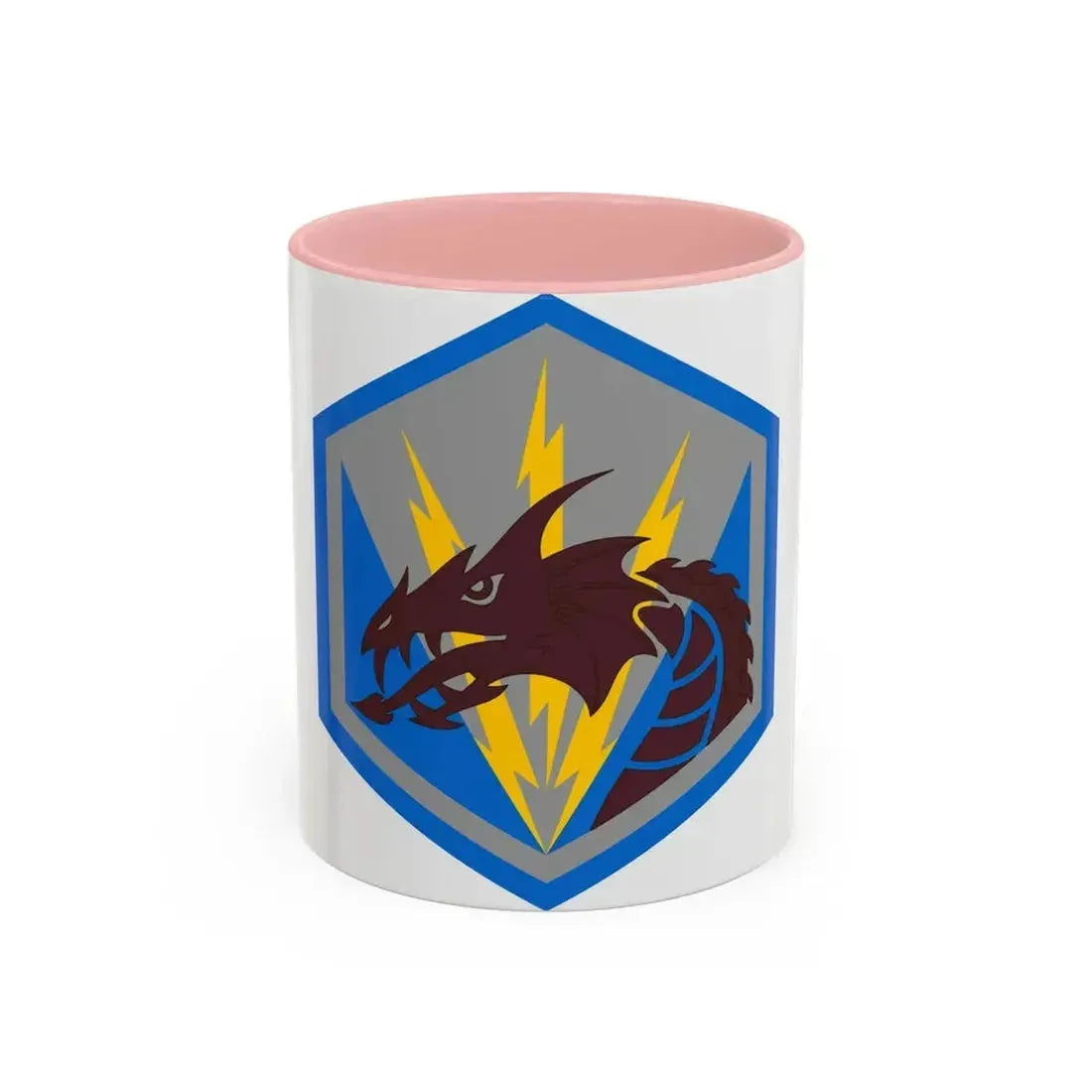336 Military Intelligence Brigade (U.S. Army) Accent Coffee Mug 11oz Pink - Go Mug Yourself