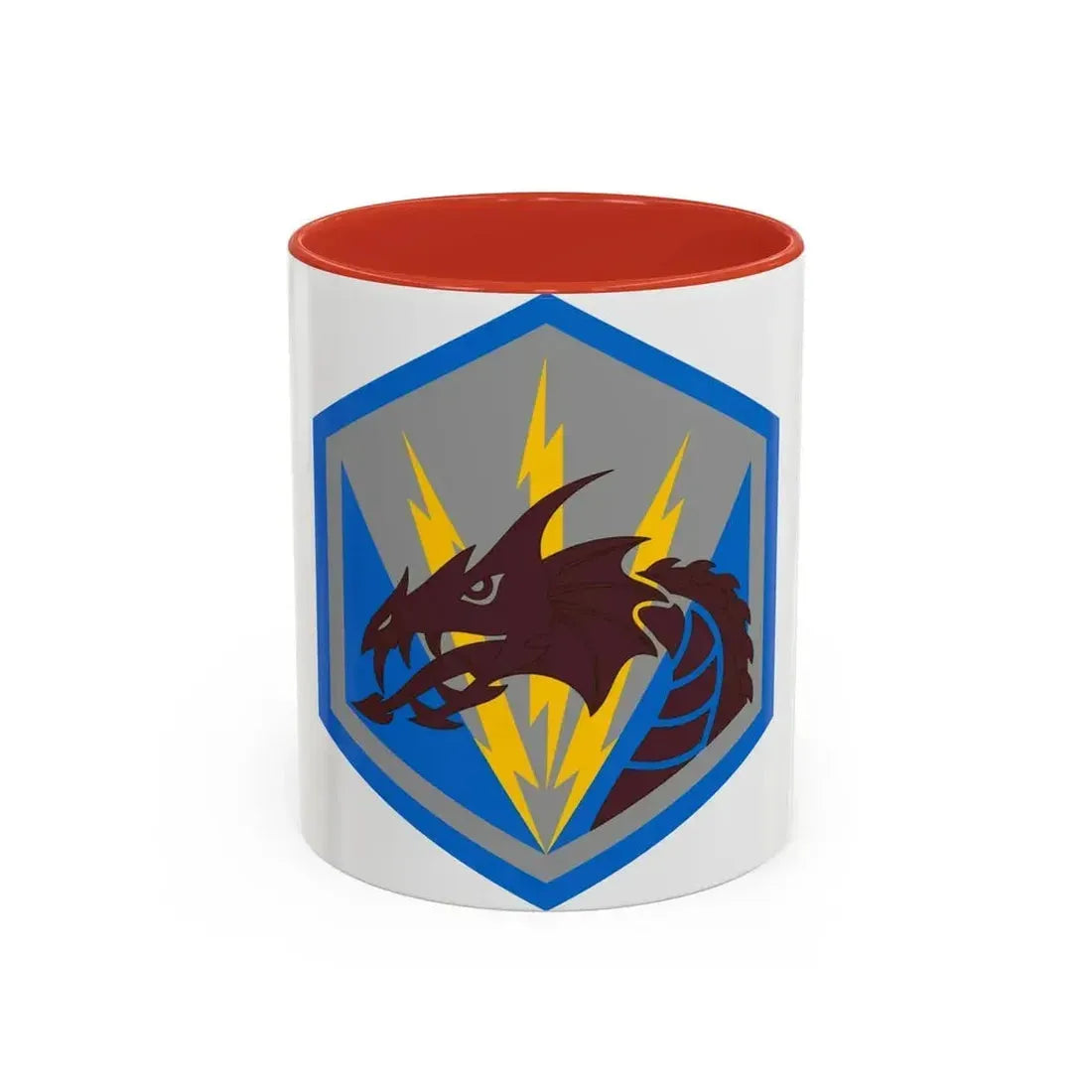 336 Military Intelligence Brigade (U.S. Army) Accent Coffee Mug 11oz Red - Go Mug Yourself