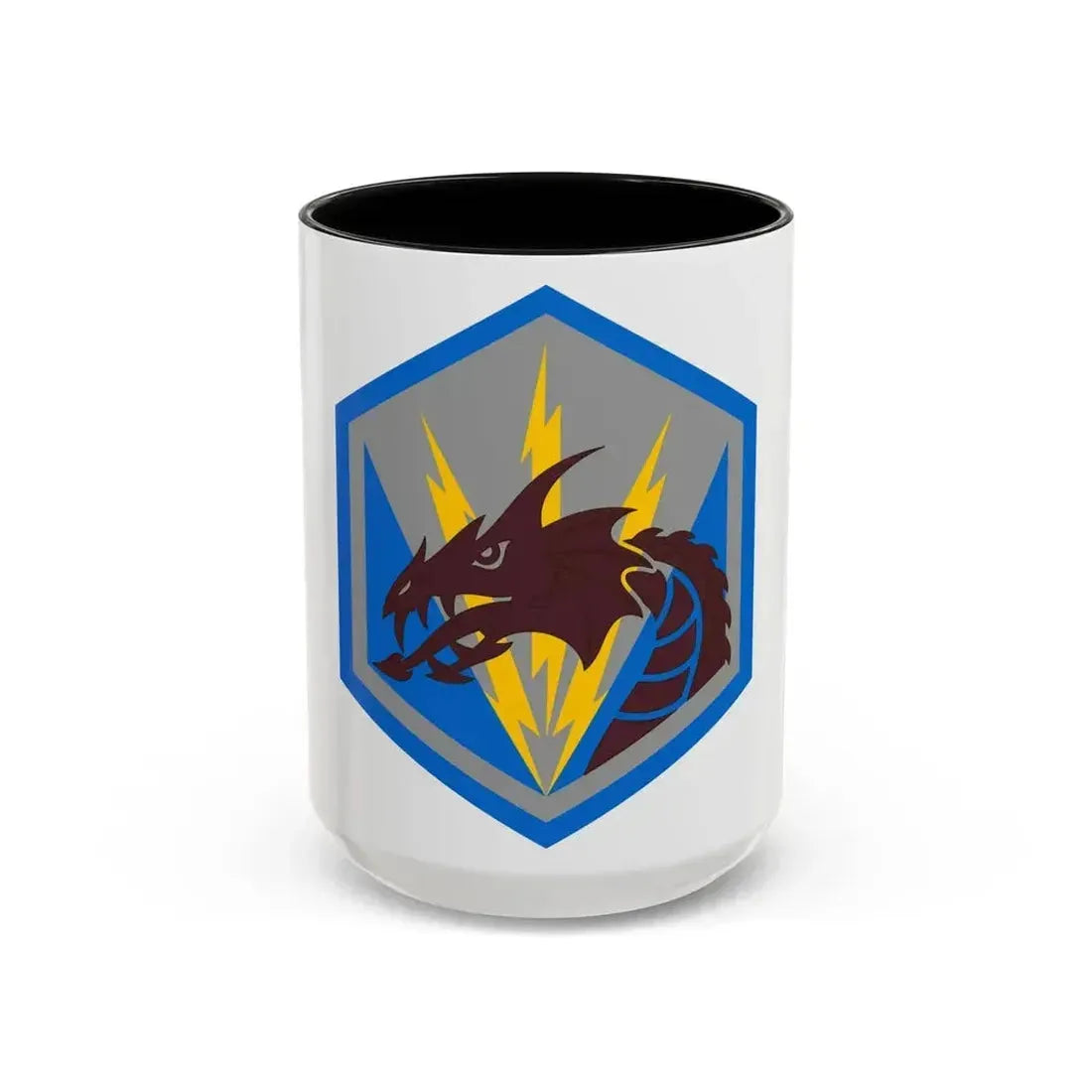 336 Military Intelligence Brigade (U.S. Army) Accent Coffee Mug 15oz Black - Go Mug Yourself